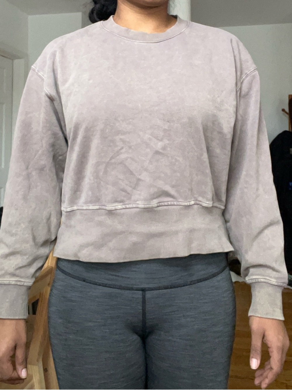 Joy Lab taupe brown crewneck sweatshirt M